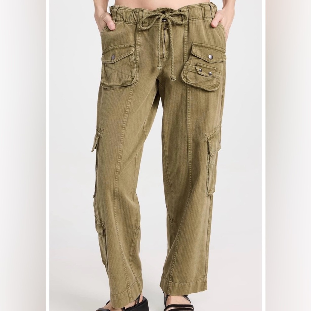 Free People Plum Cargo Pants
